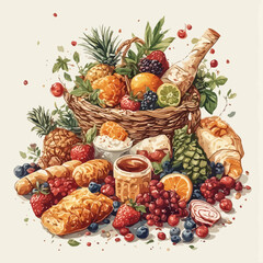 Delicious Food design very cool