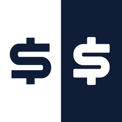 Us Dollar Currency Symbol. Dollar Sign icon Stock Vector - Illustration.