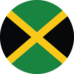 North Korea national flag icon in circle shape on white background