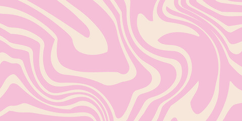 Pink candy pattern background. Abstract vector melted caramel texture. Strawberry cream swirls. Liquid mousse background. Psychedelic trippy raspberry ice cream.