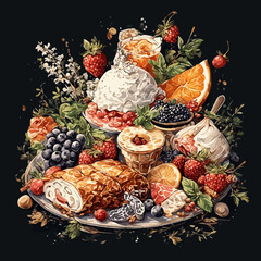 Delicious Food design very cool