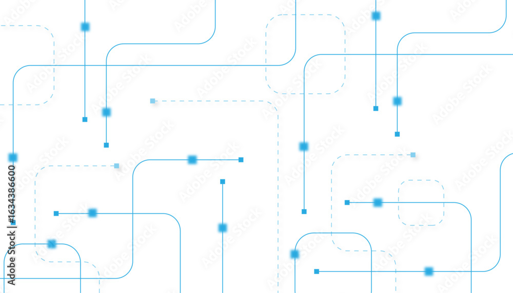 Poster abstract futuristic technology background. technology background with crossed lines and dots.