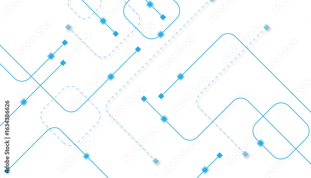 Aufkleber abstract futuristic technology background. technology background with crossed lines and dots.