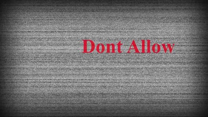 Don't allow signal. TV Pulsating rays Looping fractal noise - Static tv black and white noise caused by no signal reception - Powered by Adobe