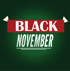 Grunge texture Black November