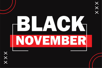 Abstract Black November