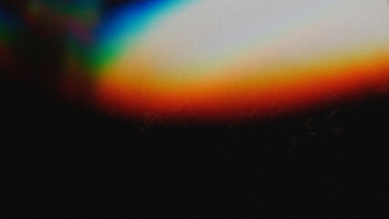 colorful gradient with grain texture and rainbow tones. Minimalist light transition background ideal for artistic, creative, and futuristic digital projects