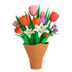 bouquet of tulips