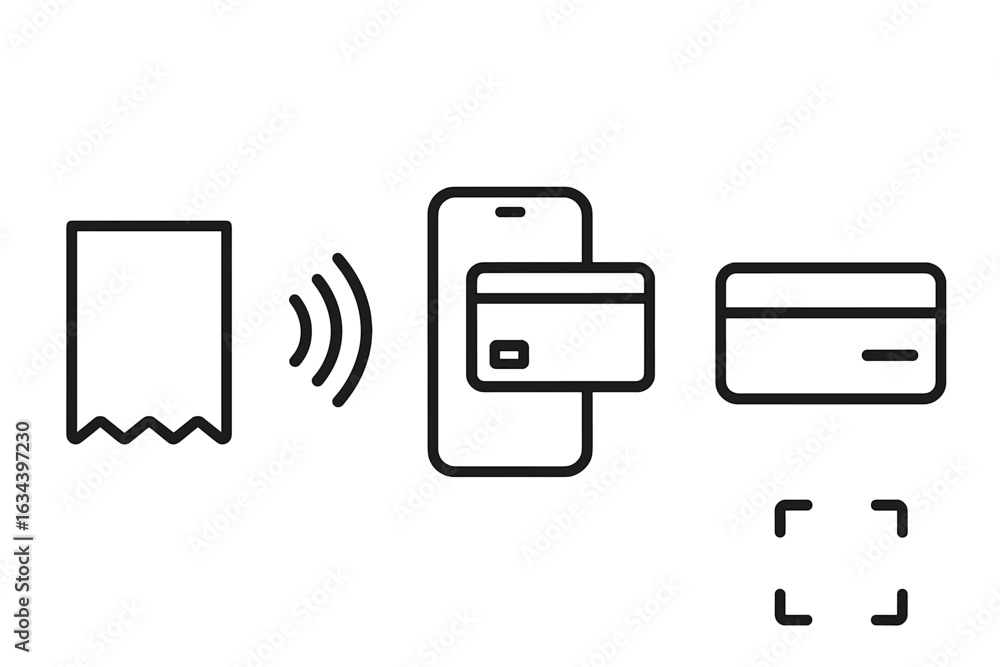 Poster payment methods using smartphone technology for transactions in a retail environment