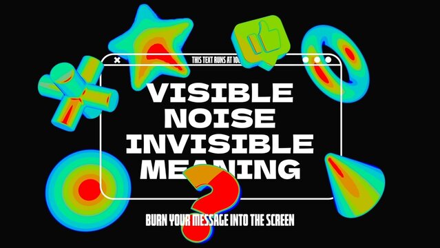 Heatmap Motion Typographic Scene 05