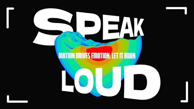 Heatmap Motion Typographic Scene 06