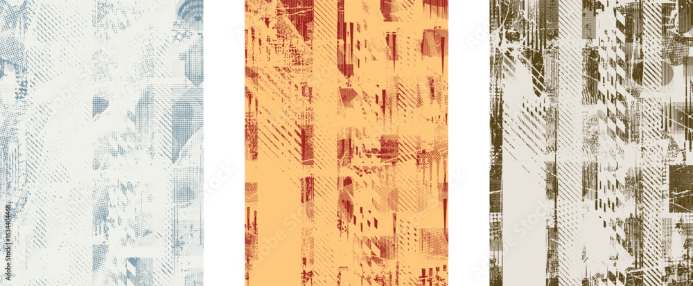 Poster glitch distorted geometric shape . noise destroyed logo . trendy cyber punk poster . glitched frame 