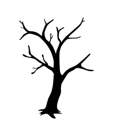 tree silhouette vector