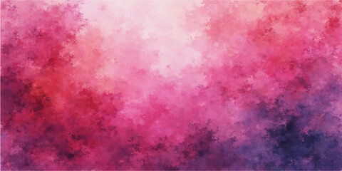 Abstract pink watercolour grunge background with fiery smoke and bright galaxy patterns