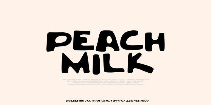 Original handwritten Bold cartoon custom font, typeface vector ,typography poster psychedelic ,Surfing font collection, 
artwork design for fashion,sport, urban,movie,film,and brand. Illustration