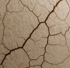 Cracked sandy clay texture
