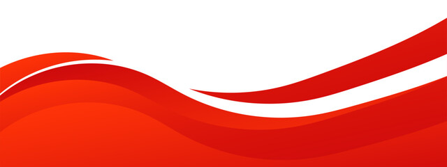 Vector red line background curve element with white space for text and message design,