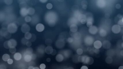 Abstract Blue Bokeh Particle Background,A seamless loop of soft,glowing bokeh particles gently floating against a dark blue background,calm,and atmospheric projects or as a subtle overlay - Powered by Adobe