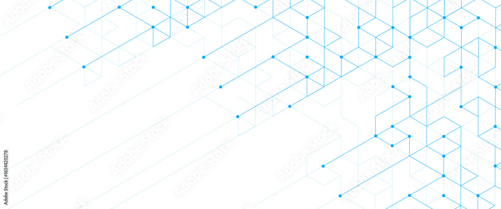 Poster vector creative idea of modern design with abstract geometric background