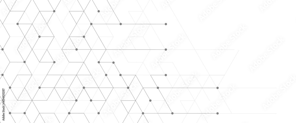 Poster vector creative idea of modern design with abstract geometric background