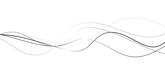 Vector modern line wavy  lines wave curve motion graphic design 