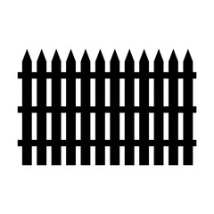 Modern and versatile rail crossing design icon with a classic picket style, ideal for industrial logos, safety signage, or transportation graphics. Perfect for vector-based projects and sublimation pr