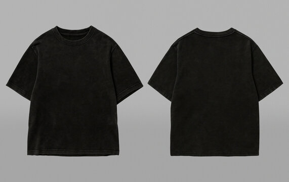 t shirt mockup bundle front and back view washed t-shirt mock up for clothing