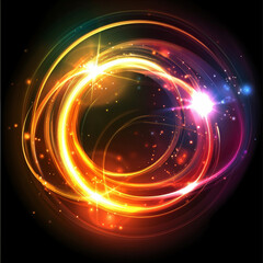 A circle with the glow quot in the dark