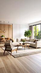 Modern Living Room Interior Design.