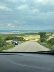 car on the road