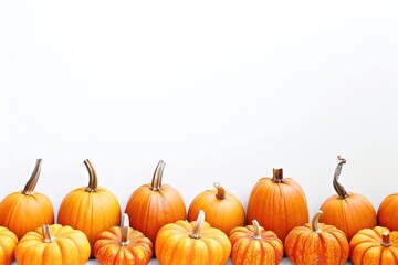 Pumpkins border backgrounds vegetable squash.