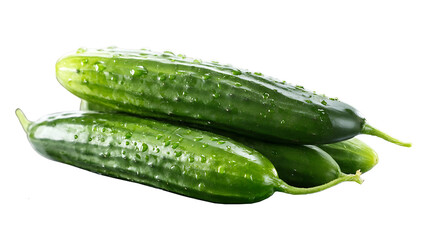 Cucumber isolated on white background
