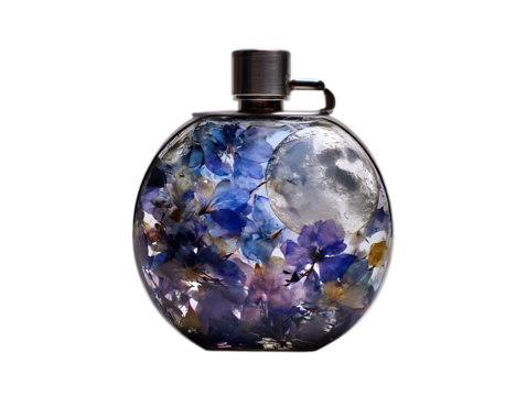 Moonlight Petal Flask Holds Gentle Light