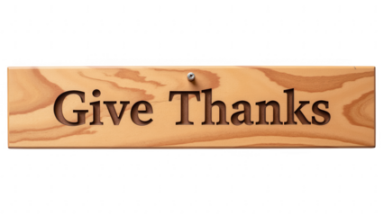 Give thanks wooden sign rustic decor home decoration gratitude message natural wood wall art positive affirmation handmade sign