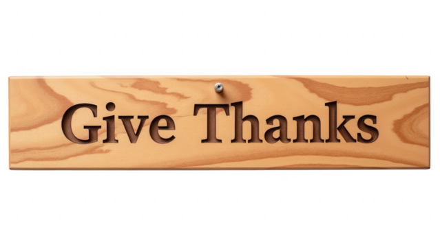 Give thanks wooden sign rustic decor home decoration gratitude message natural wood wall art positive affirmation handmade sign