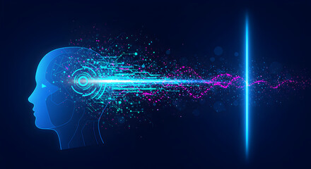 Digital Mind: Data Transmission and Neural Network Visualization