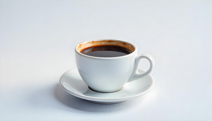 Obraz premium coffee cup isolated on white background