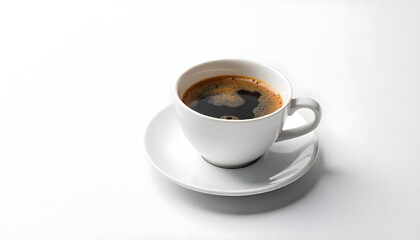 Naklejka premium coffee cup isolated on white background