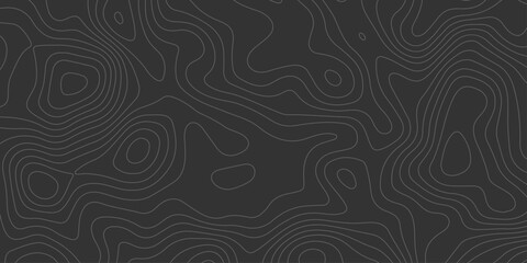 Black minimal background with thin terrain contour lines forming elevation curves, ideal for presentations, UI/UX design, and geographic-inspired artwork.


