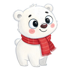 Fototapeta premium polar bear cartoon