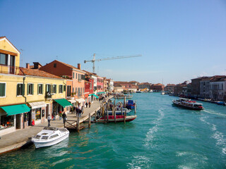 Exploring the beautiful island of Murano in Venice, Italy.