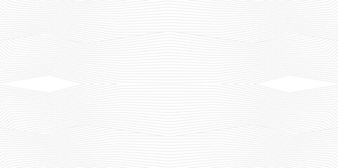 Elegant background design with white and grey line pattern or texture. Luxury horizontal white background for business banner, poster, backdrop, voucher, invite. Vector illustration