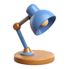 Blue desk lamp study light reading lamp office lamp table lamp interior design lighting fixture decor style