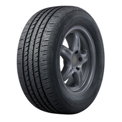Fototapeta premium Automotive tire and wheel isolated on transparent background