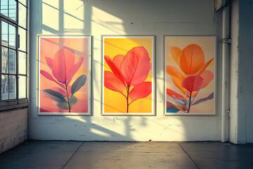 Nostalgic 70s Palm Springs Inspired Posters in Soft Palette