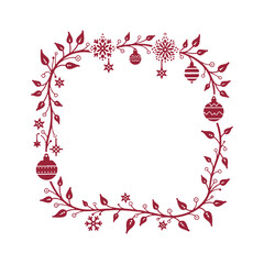Elegant Floral Garland Vector Illustration – Wedding and Festive Decoration.