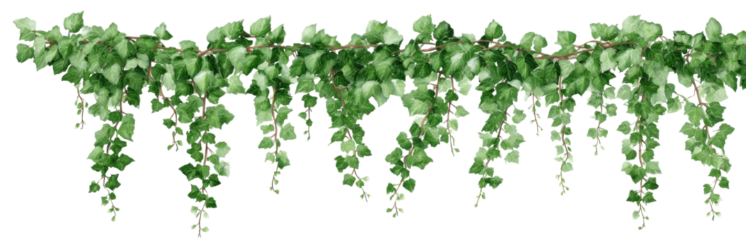 Cascading greenery, dense foliage????