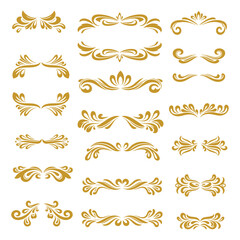 Fundamental Shapes Vector Decorative Ornamental Frames Collection