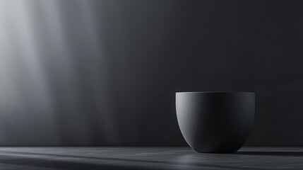 Abstract Shaped Modern Pot with Matte Finish