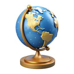 Globe earth world map geography travel continents countries exploration education learning study tool 3d